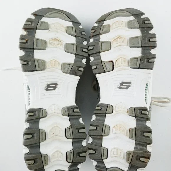 Skechers D'Lites Women's Size-7 Air-Cooled Memory Foam Gray Shoes 11936W - Picture 7 of 8